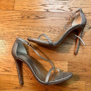Stuart weitzman gold heels 7.5